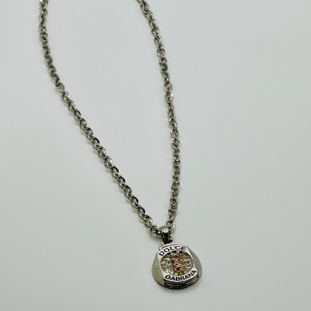 Fashion Jewelry Silver and Gold Pendant Necklace